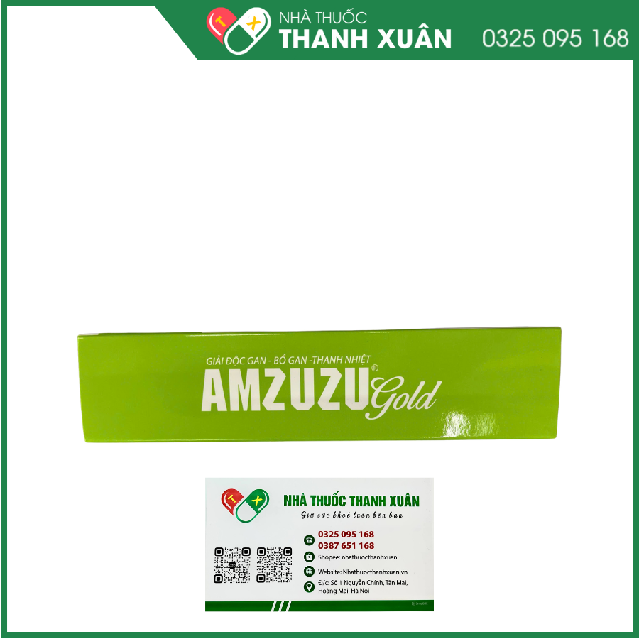 Amzuzu Gold giúp giải độc gan, bổ gan, thanh nhiệt hiệu quả